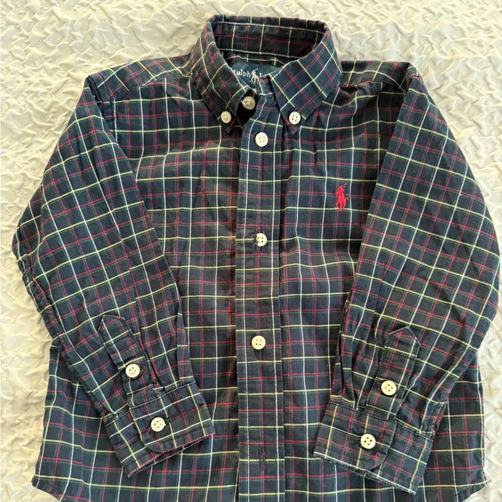 Boys 24 months Long sleeve Polo shirt.